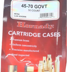 HORNADY UNPRIMED CASES 45-70 - GOVT 50 PACK 5PK/CS