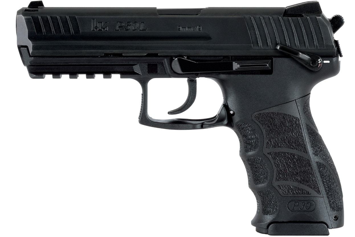 Heckler & Koch P30LS 9mm long-slide polymer-frame handgun in black