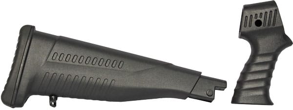 IVER JOHNSON STOCK 2-PC PISTOL - GRIP PUMP&AUTO 12&20GA BLACK