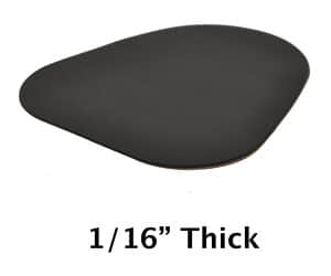 KICK-EEZ CHEEK PROTECTOR 1/16" BLK