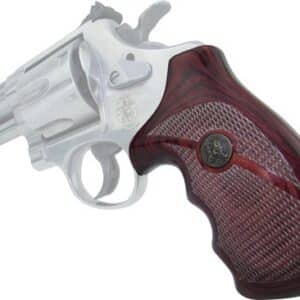 PACHMAYR LAMINATED WOOD GRIPS - S&W N-FRAME RND.BUTT ROSEWOOD