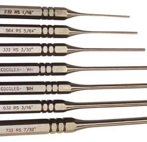GRACE USA PUNCH SET - ROLL PIN PUNCH SET OF 7 STEEL