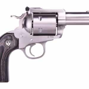 Ruger Super Blackhawk Bisley 3.75-inch stainless revolver with black laminate grips