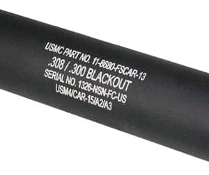 GUNTEC AR10 SLIP OVER FAKE - SUPPRESSOR BLACK