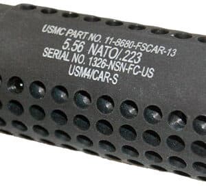 GUNTEC AR15 FAKE SUPPRESSOR - SOCOM MINI 1/2X28 TPI BLACK