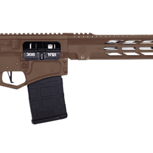 Diamondback DB10 .308 rifle 18 inch stainless barrel Flat Dark Earth finish side view