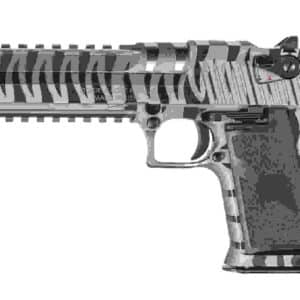 Magnum Research Desert Eagle Mark XIX .44 Magnum 6-inch stainless white tiger stripe pistol