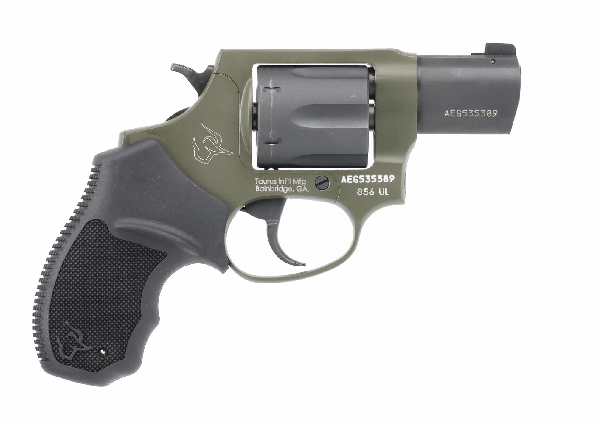 Taurus 856 ULTRA LITE .38 Special revolver olive drab green 2 inch barrel night sights