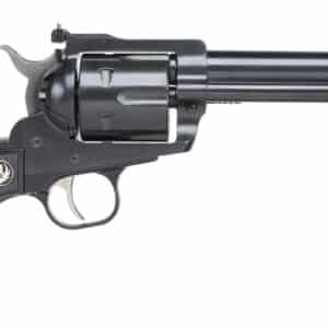 Ruger Blackhawk revolver blued finish 5.5 inch barrel black checkered rubber grip