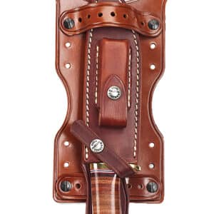 Galco SHU Shuka Knife Holder Over The Shoulder Tan Leather