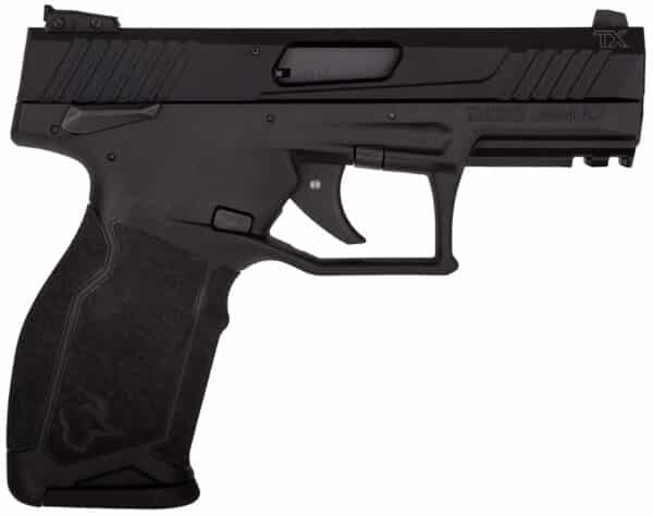 Taurus 1TX22141 TX22  22 LR 16+1 4.10" Matte Black Steel Threaded Barrel, Black Hard Coat Anodized Serrated Slide, Black Polymer Frame w/Picatinny Rail, Black Polymer Grip