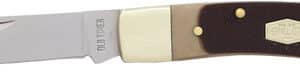 OLD TIMER KNIFE BEAR HEAD - 1-BLADE LOCKBACK 2.2" S/S DEL