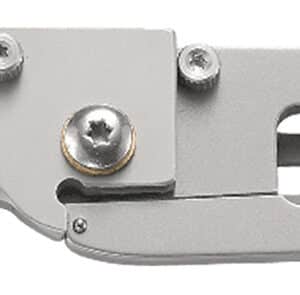 CRKT 5500 K.I.S.S.  2.25" Folding Tanto Plain Bead Blasted 3Cr13MoV SS Blade/Bead Blasted Stainless Steel Handle Includes Pocket Clip