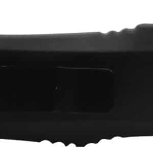 Templar Knife LFL431 Fallen Gen II Large 3.50" OTF Dagger Part Serrated Black Oxide Stonewashed 440C SS Blade/ 5.25" Black w/Skull Aluminum Handle Features Glass Breaker Includes Pocket Clip/Sheath