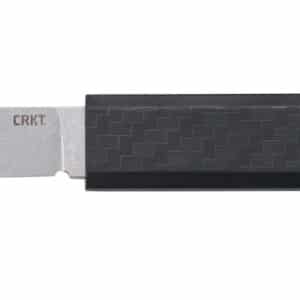 CRKT 2425 Scribe  1.74" Fixed Drop Point Plain Stonewashed 5Cr15MoV SS Blade/ 2.38" Black GRN Handle Includes Pocket Clip/Sheath