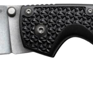 Cold Steel CS29AC Voyager  Large 4" Folding Clip Point Plain AUS-10A SS Blade Black Griv-Ex w/Aluminum Liners Handle Includes Pocket Clip