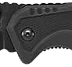 Smith & Wesson Knives SWMP11BCP M&P Rescue 3.80" Folding Tanto Plain Black Stainless Steel Blade Black G10 Handle Features Glass Breaker/Seat Belt Cutter Includes Pocket Clip