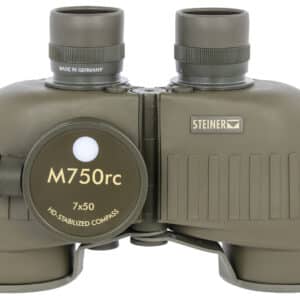 Steiner 2690 M750rc Reticle & Compass 7x50mm Range Finding Reticle Floating Prism, Sports-Auto Focus, OD Green Makrolon w/Rubber Armor Features Compass