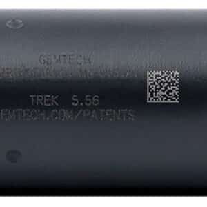 Gemtech 12110 Trek  5.56x45mm NATO 1.5" Black Cerakote 17-4 Stainless Steel 1/2"-28 tpi