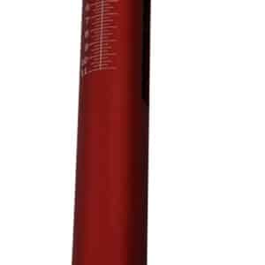 Birchwood Casey TRGSCL Trigger  Scale  Red Aluminum Body with Stainless Steel Trigger Pull & Rubber Black Handle for Firearms