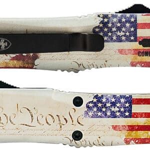 Templar Knife SWTP131 We The People  3" OTF Dagger Plain Black 58R SS Blade