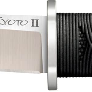 Cold Steel CS-17DB Kyoto II 3.38" Fixed Plain Tanto 8Cr13MoV SS Blade/Black Contoured Kray-Ex Handle