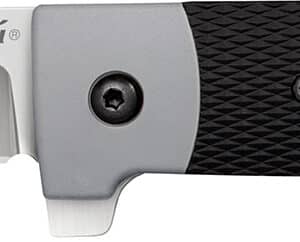 Cold Steel CS-26T Oyabun  3.50" Folding Plain 4034 Stainless Steel Blade/ Griv-Ex Black GRN w/TPR Inlay Handle