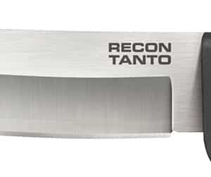 Cold Steel CS-35AM San Mai Recon 7" Fixed Plain Tanto VG-10 San Mai Blade/Black Textured Kray-Ex Handle