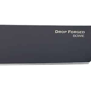 Cold Steel CS-36MK Drop Forged  9.50" Fixed Bowie Plain Black 52100 High Carbon Steel Blade/ Black & Ivory Faux Stag Handle Includes Belt Loop/Sheath