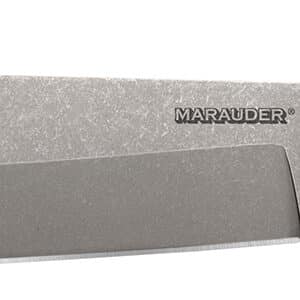 Cold Steel CS39LSWBA Marauder  9" Fixed Bowie Plain Stone Washed AUS-8A SS Blade/Black Kray-Ex Handle Includes Sheath