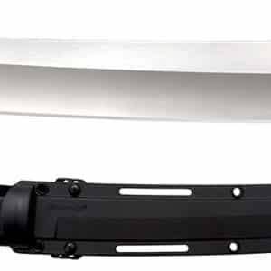 Cold Steel CS35AE Magnum Tanto XII  12" Fixed Tanto Plain Satin VG-10 San Mai Blade/Black Textured/Oval Kray-Ex Handle Includes Sheath