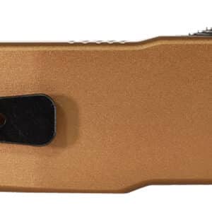 Templar Knife SAAB321 Premium Lightweight Small 3" OTF Drop Point Plain Black Oxide Stonewashed Powdered D2 Steel Blade/4.50" Bronze Anodized Aluminum Handle