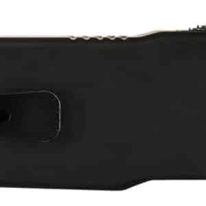 Templar Knife LABR321 Premium Lightweight Large 3.50" OTF Drop Point Plain Black Oxide Stonewashed Powdered D2 Steel Blade/5.25" Black Rubber/Aluminum Handle