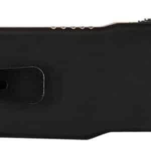 Templar Knife SABR321 Premium Lightweight Small 3" OTF Drop Point Plain Black Oxide Stonewashed Powdered D2 Steel Blade/4.50" Black Rubber/Aluminum Handle