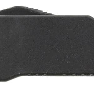 Templar Knife CABR321 Premium Lightweight Micro 1.85" OTF Drop Point Plain Black Oxide Stonewashed Powdered D2 Steel Blade/3.50" Black Rubber/Aluminum Handle Features California Legal