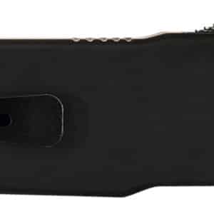 Templar Knife LZBR121 Premium Weighted Large 3.55" OTF Dagger Plain Black Oxide Stonewashed Powdered D2 Steel Blade/5.25" Black Rubber/Aluminum Zinc Alloy Handle