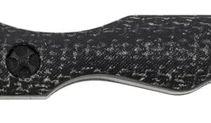 Templar Knife NTKB222 Neck  2.46" Fixed Tanto Plain Powder Coated D2 Steel Blade/ 4.22" Black Canvas Micarta Handle Includes Lanyard/Sheath