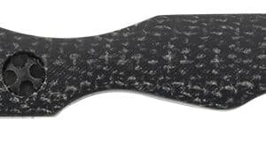Templar Knife NBLK322 Neck  2.46" Fixed Drop Point Plain Powder Coated D2 Steel Blade/ 4.22" Black Canvas Micarta Handle Includes Lanyard/Sheath