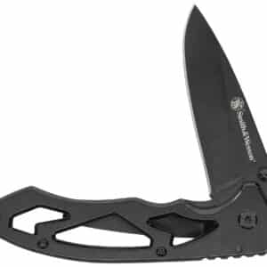 Uncle Henry CK400LCP Skeletonized  Large 3" Folding Drop Point Plain Stainless Steel Blade 4.40" Handle Includes Pocket Clip