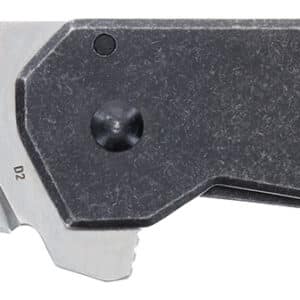 Schrade 1182277 Slyte Compact 2.40" Folding Plain Satin D2 Steel Blade 3.50" Dark Stonewash Stainless Steel Handle