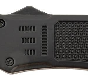 Steel River Knives T618BDP Spartan  Medium 3.25" Drop Point Plain Black/Silver 440C SS Blade/ 4.50" Black Aluminum Zinc Alloy Handle