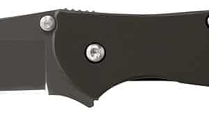 Kershaw 1660CKT Leek  3" Folding Modified Drop Point Plain Black DLC 14C28N Steel Blade Black DLC 410 Stainless Steel Handle Includes Pocket Clip