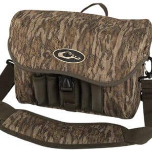 Drake Waterfowl DA1051006 Blind Bag Refuge Mossy Oak Bottomland HD-2 Zipper Closure
