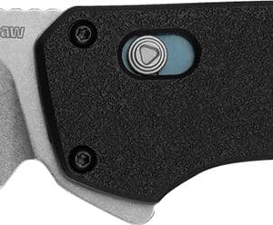 Kershaw 2047 Layup  3.40" Folding Drop Point Plain Stonewashed D2 Steel, Blade Black GFN Handle