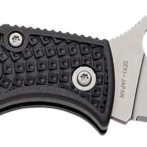 Spyderco MBKLFP Manbug  1.90" Stonewashed VG-10 SS Blade/ Black Textured FRN Handle