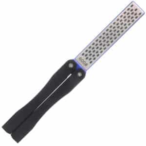 Cold Steel CSKSDSDW Double Sided Knife Sharpener Black Folding Diamond Sharpener Coarse/Fine