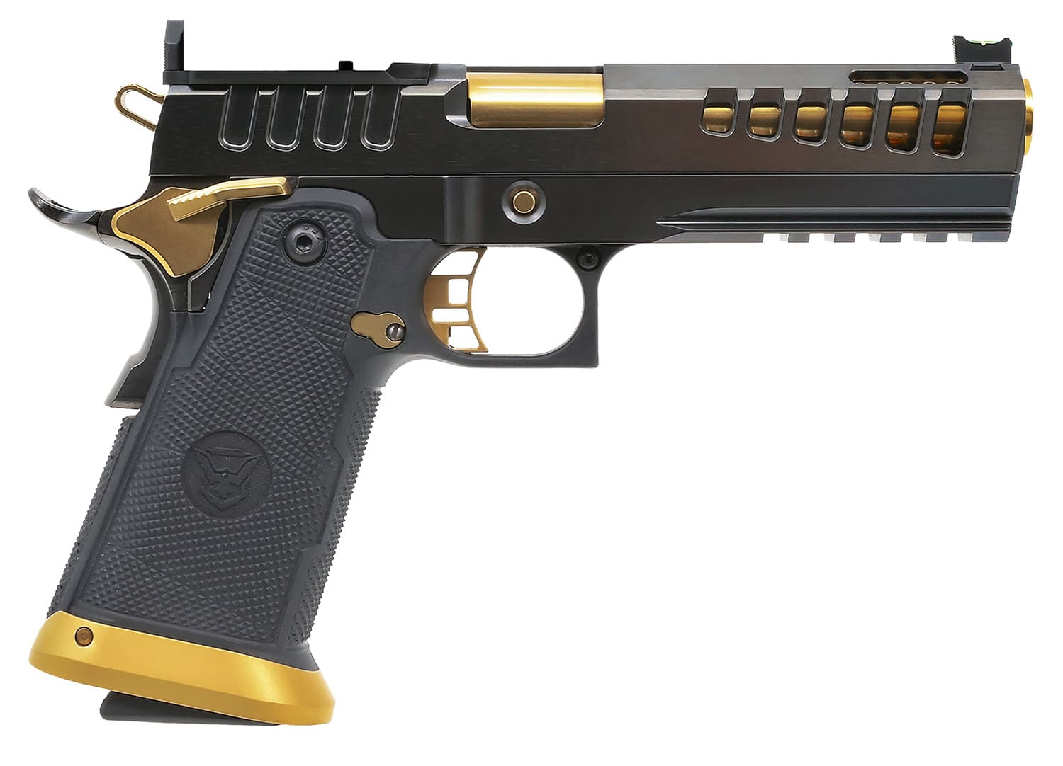 WATCHTOWER FIREARMS Demolitia 9mm Luger 5-inch ported barrel, graphite PVD slide and frame