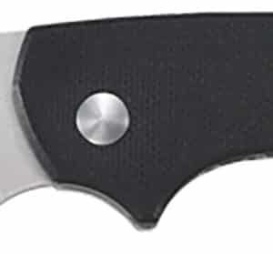 CRKT 5317D2 Pilar III 2.97" Folding Plain Stonewashed D2 Steel Blade, Black Textured G10 Handle