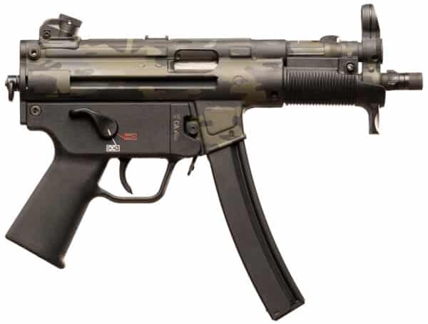 Heckler & Koch HK 81001152 SP5 9mm Luger 8.86in steel barrel aluminum woodland camo