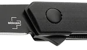 Boker 01BO329 Plus Kwaiken Air Mini Pocket 3.07" Plain Black G10 Handle